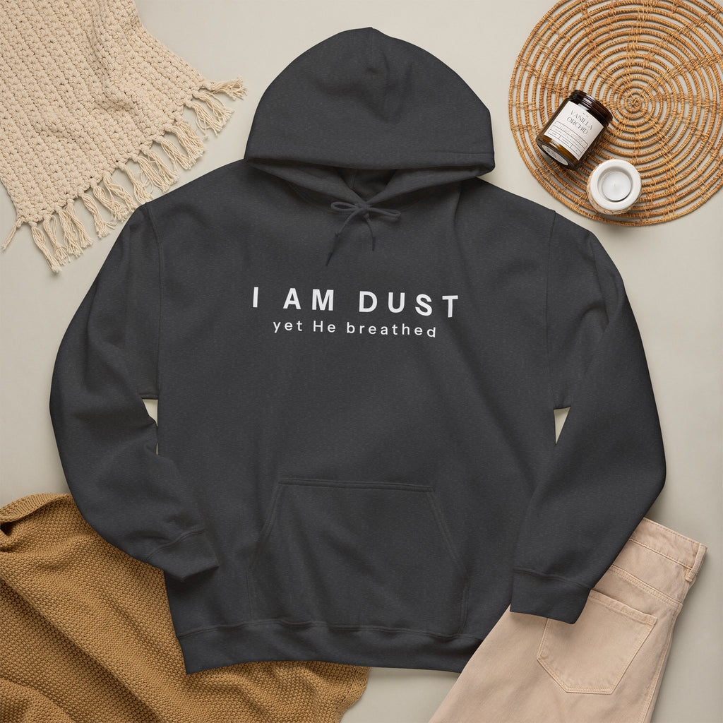 I AM DUST Hoodie — Black/Charcoal